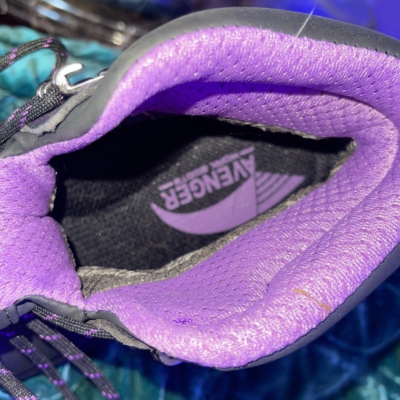 Avenger Steel Tote Boots ~ Purple 8 W - Picture 13 of 16